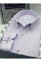 Classic Long Sleeve Cotton Collared Buttoned Gift Boxed Easy-Iron Men's Shirt Fs-003897 - Lilac - 2