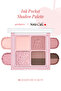 Matte and Shimmer Shades 4-Piece Eyeshadow Palette Peripera Ink Pocket Shadow Palette (06 Signature Is Mute)
