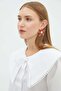 Dantelli Peter Pan collar Shirt with Elastic Sleeves - 7