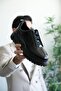 Kb-703 Kuback Charcoal Patent Leather Elastic Casual Men's Shoes - 7