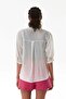 Basic Body Detailed Double Pocket Crop Shirt - 4