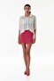 Basic Body Detailed Double Pocket Crop Shirt - 5
