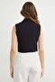 Buttoned Double-Breasted Collar Vest - 7
