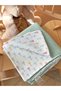 100% Cotton Double-Sided Baby Blanket 100X100 cm Soft Cotton Baby Blanket with Gift Pouch - 6