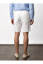 Basic Elastic Waist Drawstring Linen Shorts - 3