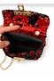 Mini Girls' Festive, Daily, Stylish Shoulder Bag with Pearl Handle and Shiny Sequin Chain Strap - 5