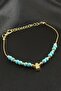 Mixed Turquoise Bead Bracelet - Turquoise - 2