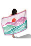 SUNWAVE PEMBE نمط ساتان غير شفاف من الداخل PAREO - 6