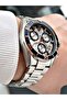 Functional Silver Color Steel Band Steel Case Sapphire Glass Men's Wristwatch 1199Mr - 2