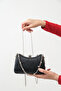 Black Laser Women's Evening Dress Wedding Bag - 5
