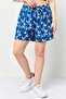 Women Allover Print Basic Shorts, Multicolor