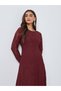 Red Floral Lace A-Line Maxi Dress - 2