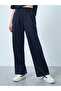 Navy Printed T-Shirt and Wide Leg Joggers Co-Ords - 5