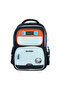 Relaxion 1814 Boy's Primary School School Bag Set of 3 with Lunch Box and Pen Holder Orthopedic Waterproof Blue Backpack - 3