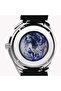 Men's Silver Stainless Steel, Black Leather | TW2Y56800 - 5