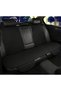 Car Seat Cushion Set -Full Set -Set of 5- Anti-Sweat- Easy Installation- (Black- Black)