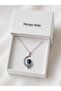 Astronaut Moon Figured Women's Necklace Silver Color 316L Stainless Steel Gift - 3
