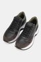 Women's Black Genuine Natural Leather Eva Sole Lace-Up Sneaker Casual Shoes - 2