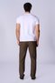 Men's Elastic Waist, Straight Leg, Waist-Tie, Side and Hidden Pockets, Cotton Jogger Pants - 7