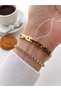 Gold Minimal Thin Bracelet Women Wristwatch Stylish and Elegant 2 Years Warranty+Bracelet C8350.110 - 4