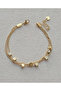 Gold Color Square Dorica Model 3-Piece Steel Bracelet - 2