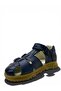 1413 Orthopedic 100% Genuine Leather Boys' Navy Blue Corset Sandals - 4