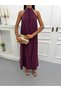 Women's Tencel Fabric Collar Detailed Relaxed Fit Sleeveless Summer Dress - 5