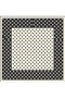 Black-Edged, White Polka Dot Scarf Bandana - 5