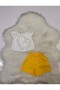 Girl's 2-Piece Set: Madonna Collar White Blouse & Solid Color Shorts - 4