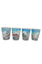 Istanbul Themed Glass Shot Glasses Set of 4 - 5
