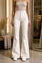 Dennys Women's Lycra Beige Spanish Jeans (Thick Fabric Does Not Show under Clothes)