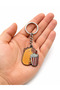 Cute Capybara Figured Keychain with Popcorn Design Gift Accessory - 2