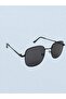 Men's Black Metal Frame Elegant Sunglasses Uv-400 Unisex - 2