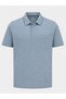 Plus Size Collared Short Sleeve Pocketed Patterned T-Shirt 7646 - 2