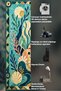 Sdt Sea Shell and Coral Patterned Modern Turquoise Woven Base Decorative Carpet Sdt1121 - 6