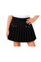 Pink 31905-26 Girl's Pleated Skirt & Stone Detailed Open Shoulder T-Shirt Set - 7