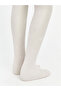 White Butterfly Patterned Girls' Pantyhose, Pack of 2 - 3