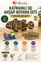 3D Wooden Painting Set – DIY Hobby Kit with Layered Fish Figures |   Children & Adult Educational Activity