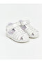 White Leather Look Baby Girl Sandals by Güli̇s Gi̇yi̇m