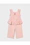 Baby Girl Embroidered Set 6 Months 4 Years Old Pink - 2