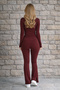 Square Collar Finger-Interlocking Top and Bottom Set - 4