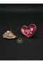 Love Themed Red Enamel Women's Steel Titanium Earrings with Heart and Butterfly Figures Summer Stylish Style New Gift Jewelry Accessory - 8
