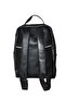 Genuine Leather Notebook Backpack Black Color Krispy for School, Travel, Sports, Holidays - 5