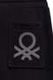 Boys' 4-14 Years Old Logo Printed Summer Jogger Sweatpants Black - 3