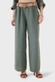 Striped Relaxed Fit High Waist Wide Leg Linen Trousers Pants 5056Rn - 2