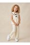 Baby Collar Bowknot Blouse Pants Set for Girls - 4
