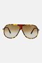 Men FT0998 Aviator Sunglasses, Havana Brown