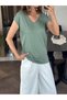 V-Neck Basic Tee - 7