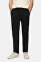 Rolan Black Straight Leg Gofre Printed Soft Textured Modal Fabric Standard Fit Men's Sweatpants