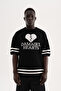 Men's Patterned Knitwear T-Shirt Black
